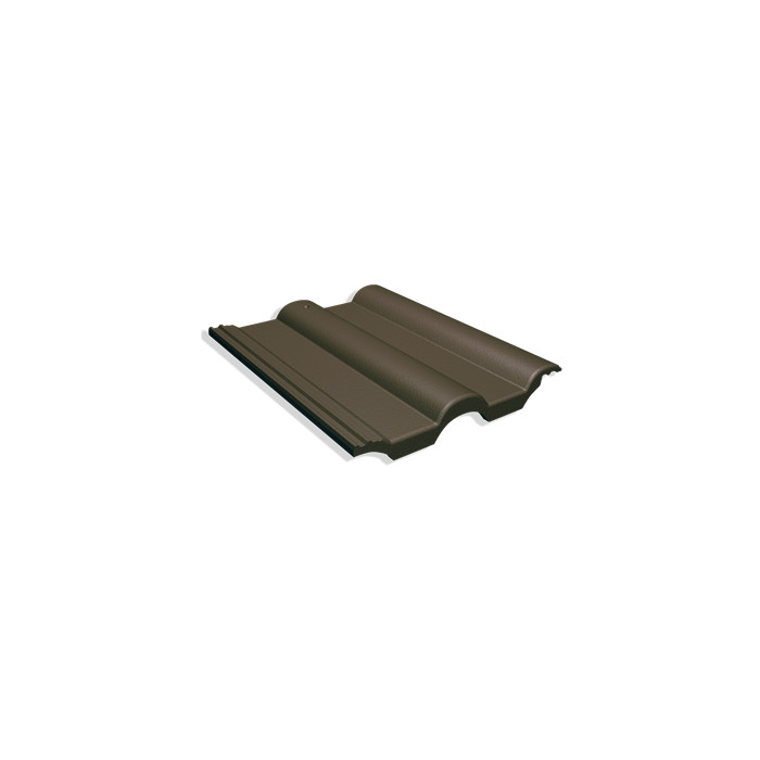 Цементно-песчаная черепица рядовая, Mecklenburger Benderit Коричневый, Benders