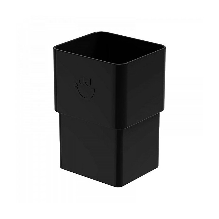 Муфта трубы ПВХ2, 135/80 мм, цвет Черный, Galeco