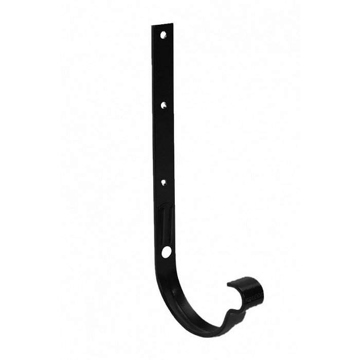 Метал. кронштейн длиный усиленный STAL, 152(130)/90 мм, цвет Черный, Galeco