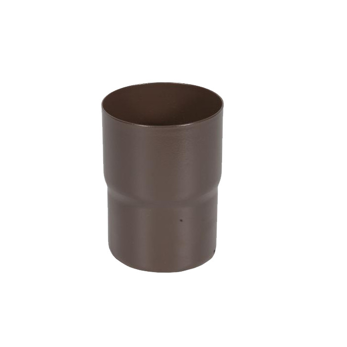 Соединитель трубы, сталь, d-90 мм, коричневый, Aquasystem