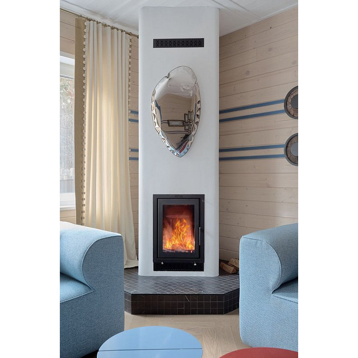 Модульный комплект дымохода ISOTOR, 0,33м., с зонтом трапецией, без вентканала, диаметр 25 см, Schiedel