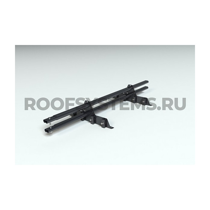 Комплект снегозадержания Prestige ZN 1,5м., Master для фальцевой кровли, (состав: 4 опоры, 16 зажимов, 2 трубы, комплект крепления), чёрный тёмный, Roofsystems